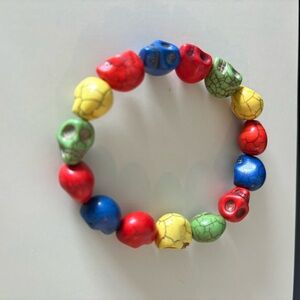 🎉 Skull Bead Bracelet